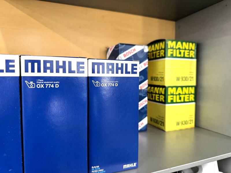 Premium quality OEM oil filters from Mahle, Bosh, and Mann